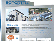 Tablet Screenshot of isoportti.fi